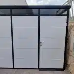 יחידת חצר אוורסט 16-30 שלדה צבע שחור לאחר התקנה בבית לקוח