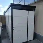 יחידת חצר אוורסט 16-40 שלדה צבע שחור לאחר התקנה