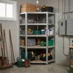 תמונת קטלוג לכוננית מדפים פינתית