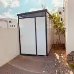 מחסן אוורסט 16-30 שחור לאחר התקנה בבית לקוח