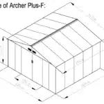 מפרט מידות מחסן מתכת T1110