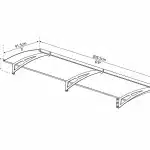 שרטוט גגון אקילה