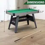 מידות-מיני-שולחן-סנוקר