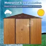 מחסן מתכת עמיד לתנאי מזג האויר YX68