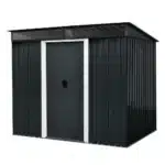 מחסן מתכת צבע אפור כהה דגם PSF56