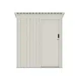 מחסן מתכת צבע שמנת דגם S2001