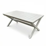 תמונת קטלוג שולחן אלומיניום דגם טורינו צבע לבן