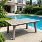 שולחן דגם שיקגו עשוי 100% אלומיניום חזק ועמיד ביותר