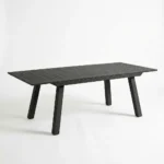 שולחן אלומיניום שיקגו צבע אפור כהה