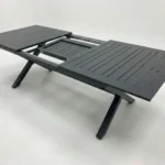 שולחן טורינו 200-300 רגלי X צבע אפור כהה