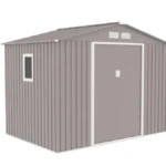 מחסן מתכת צבע אפור דגם G96