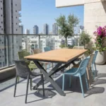 פינת אוכל באלי + 6 כיסאות בהתאמה אישית