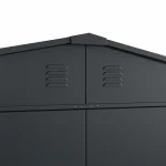 מחסן מתכת פרמיום Garden Top דגם DZ3 בגודל 2.40×1.80 מ׳ — תמונת מוצר 4